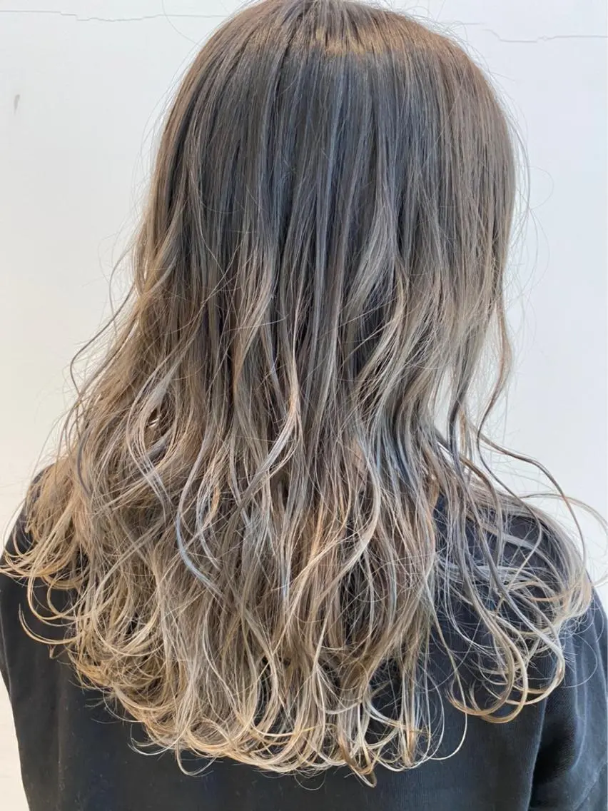 セミロング ヘアカラー トリートメント プルエクステ/透明感 カラー✨KAZUKIのヘアスタイル
