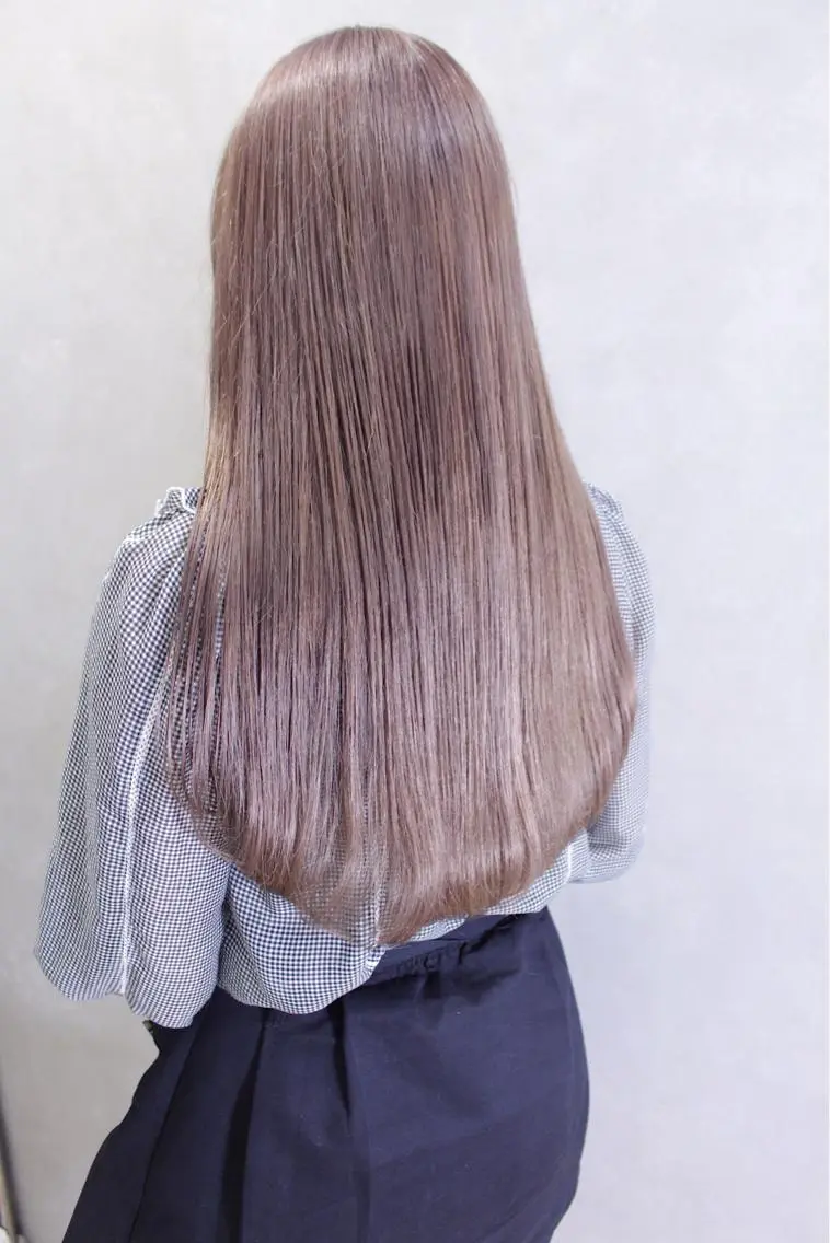 ロング カラー ヘアアレンジ カット ヘアカラー トリートメント lani ブリーチ /ダブルカラーのヘアスタイル