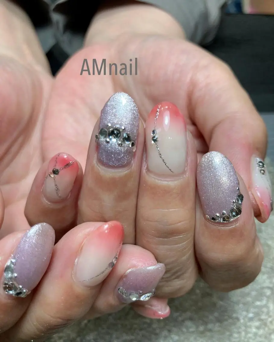 ネイル アートネイル 持ち込み ハンドネイル Am:nail 柏 SUE（スゥ）のネイルデザイン