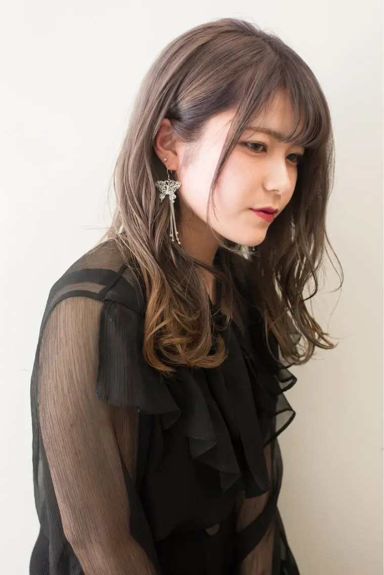 ロング カラー 千葉 慎也のヘアスタイル