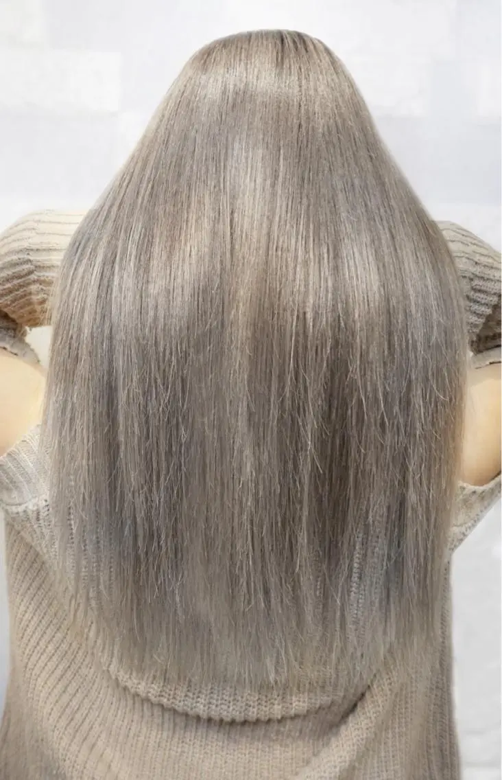 セミロング カラー ヘアアレンジ ヘアカラー トリートメント 次世代シールエクステ 錦糸町 小泉 朋之のヘアスタイル