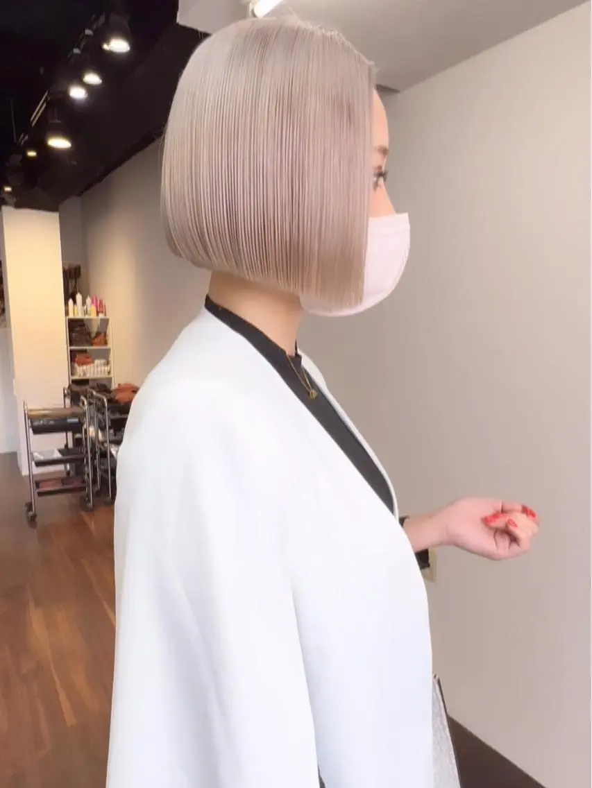 ショート カラー ブリーチ ケアブリーチ ダブルカラー ハイトーンカラー イルミナカラー ヘアカラー トリートメント ヘアセット 🧡色落ちまで2度 楽しめる🧡ヨシキのヘアスタイル