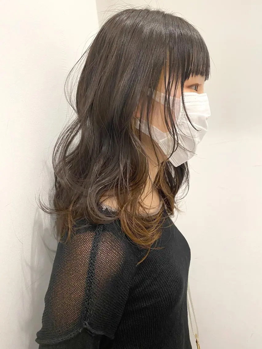 ロング ウルフカット Amelie yunのヘアスタイル