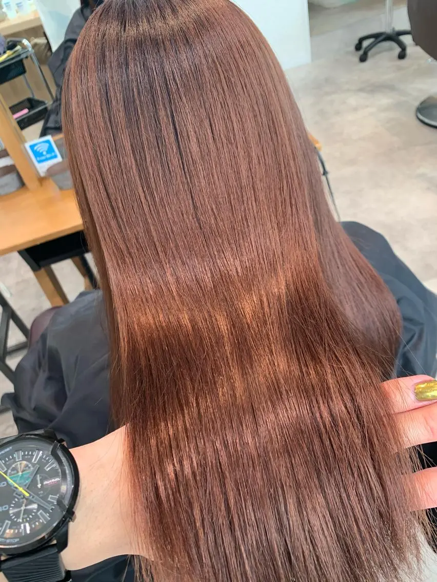 ロング カラー HAREru. モデル募集【戸塚】のヘアスタイル