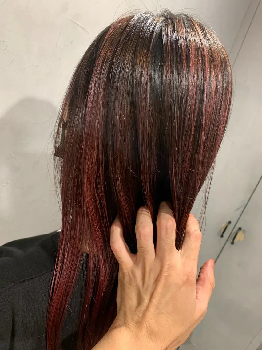 ロング レイヤーカット ヘアカラー ⭐️店長 藤野 正博⭐️のヘアスタイル