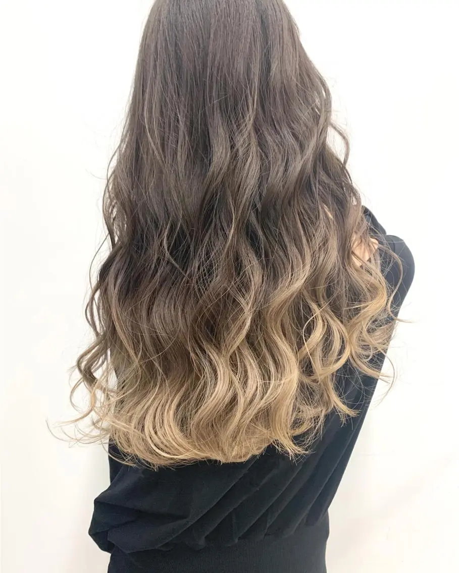 ロング カラー 無料カットモデル募集 スタイリスト石井大夢のヘアスタイル