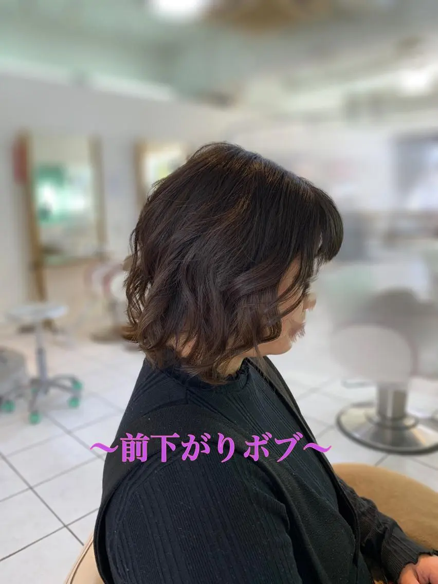 ミディアム カラー パーマ ~増田 勇輝~のヘアスタイル