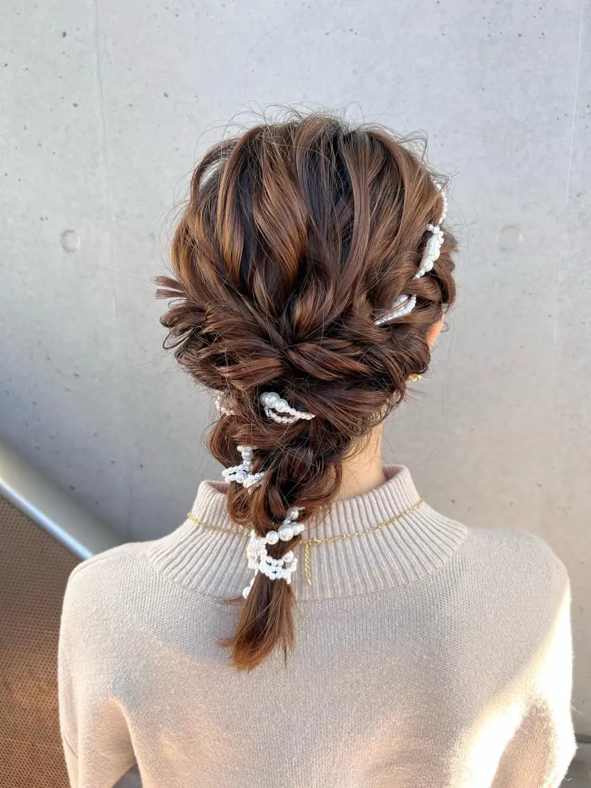 ミディアム しみず さくら🌸のヘアスタイル