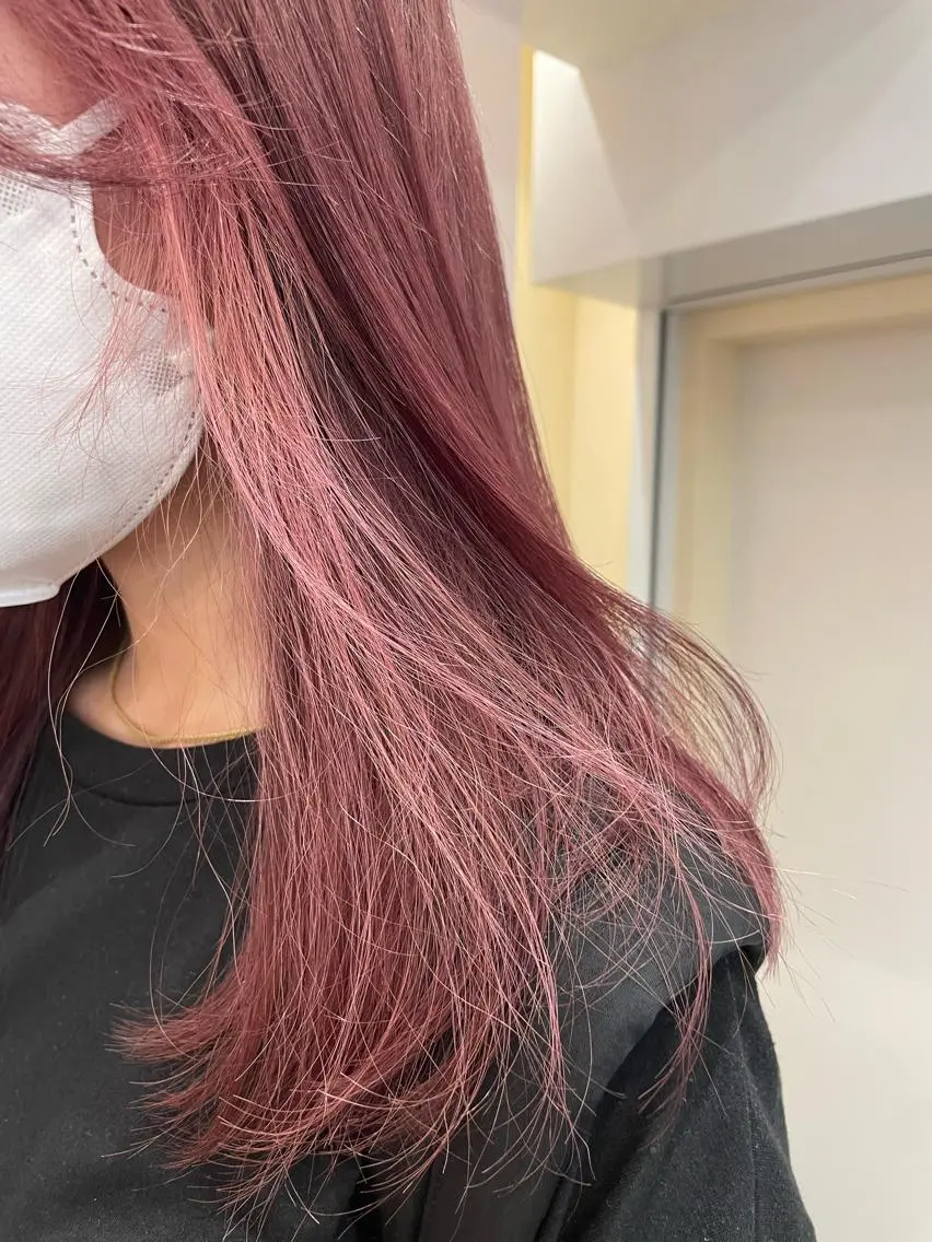 ロング 髪質改善 トリートメント ヘアカラー トリートメント ヘッドスパ マホ/日吉/髪質改善 /レイヤー/ガーリーのヘアスタイル