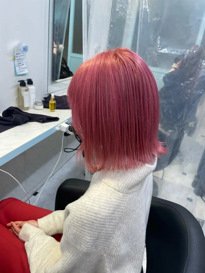 ミディアム カラー ヘアカラー トリートメント ヘッドスパ ヘアセット 🎨透明感モテカラー DAIKI🎨のヘアスタイル