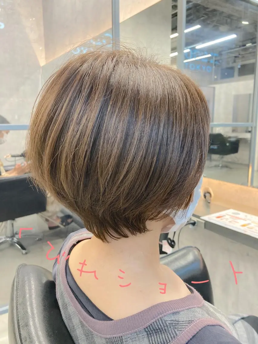 ショート カット ヘアカラー トリートメント ✂︎ショートカット＆ ボブ特化✂︎佐藤雅也のヘアスタイル