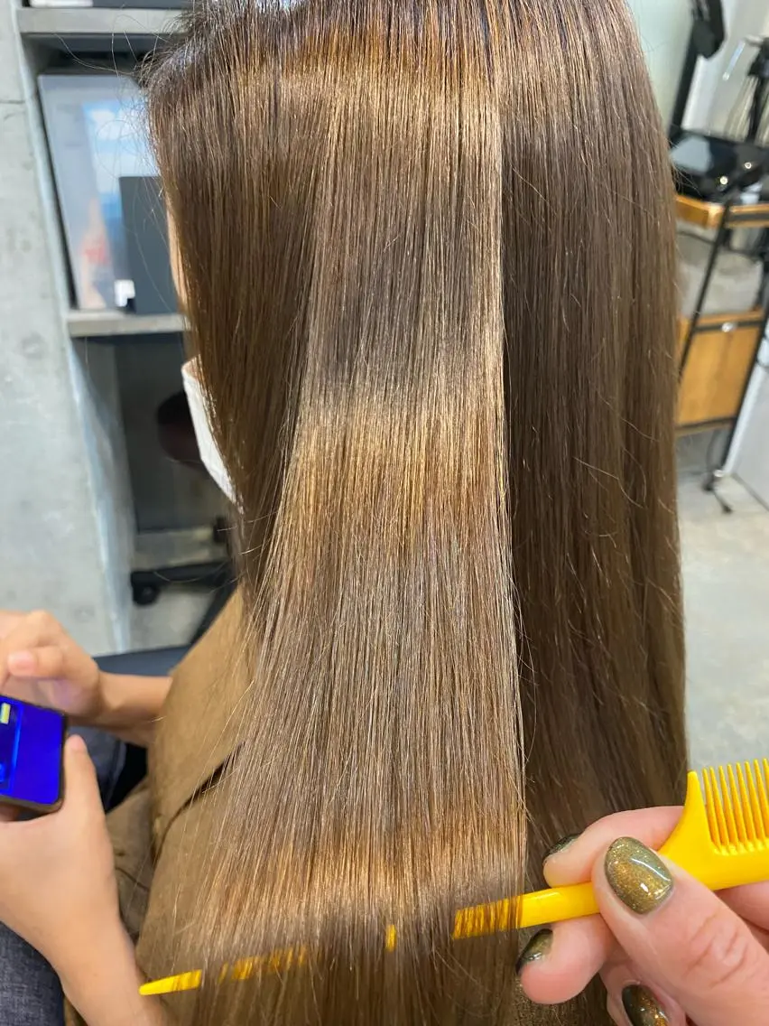 ロング トリートメント やました もえかのヘアスタイル