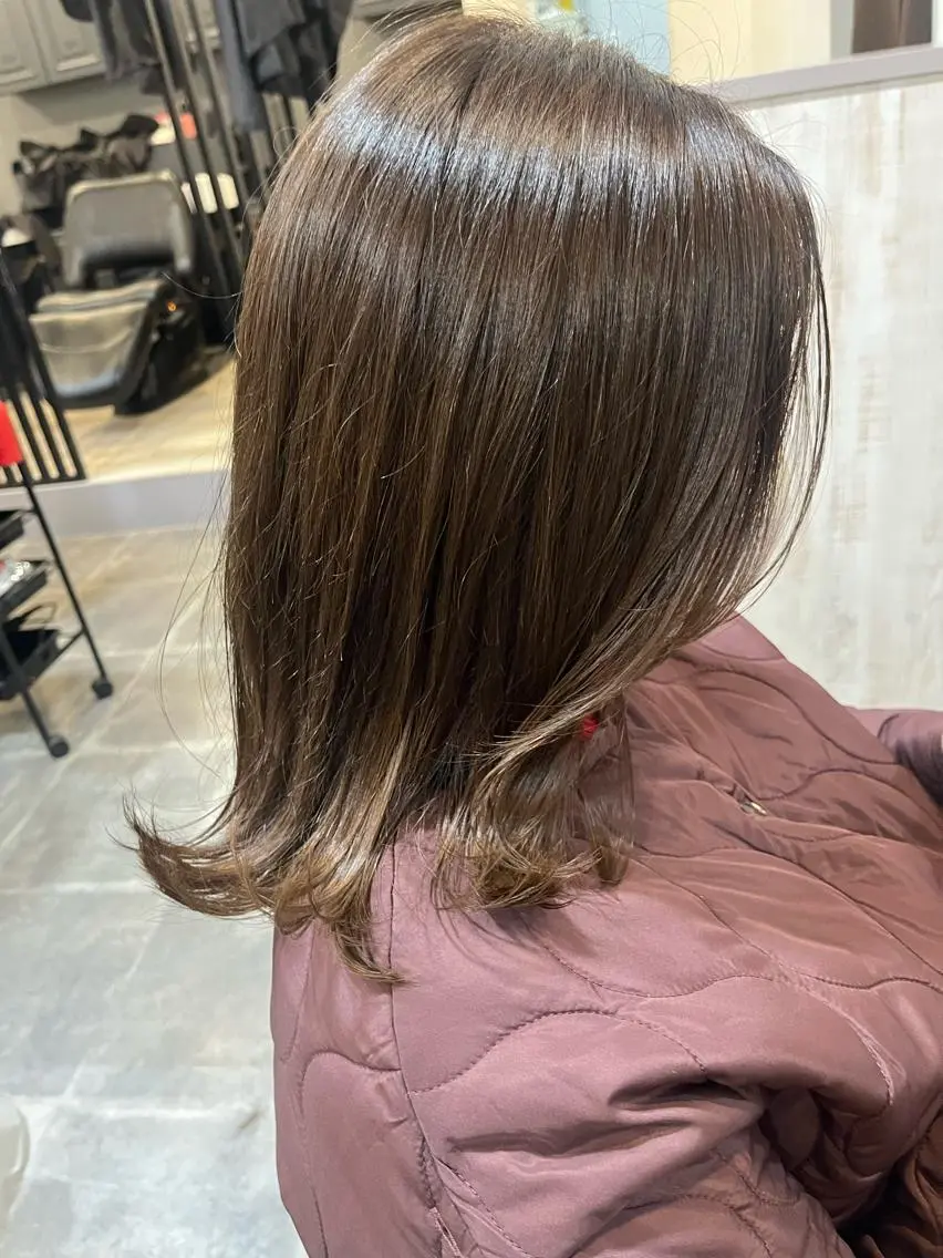 ミディアム 松浦 るなのヘアスタイル
