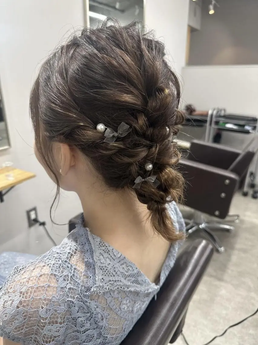 ヘアアレンジ ヘアセット ✨【公式】 juhl.横浜✨のヘアスタイル