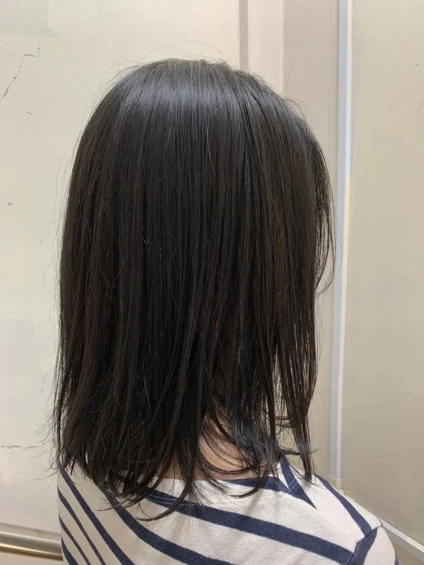 セミロング カラー ベージュカラー 村上 吉斗のヘアスタイル
