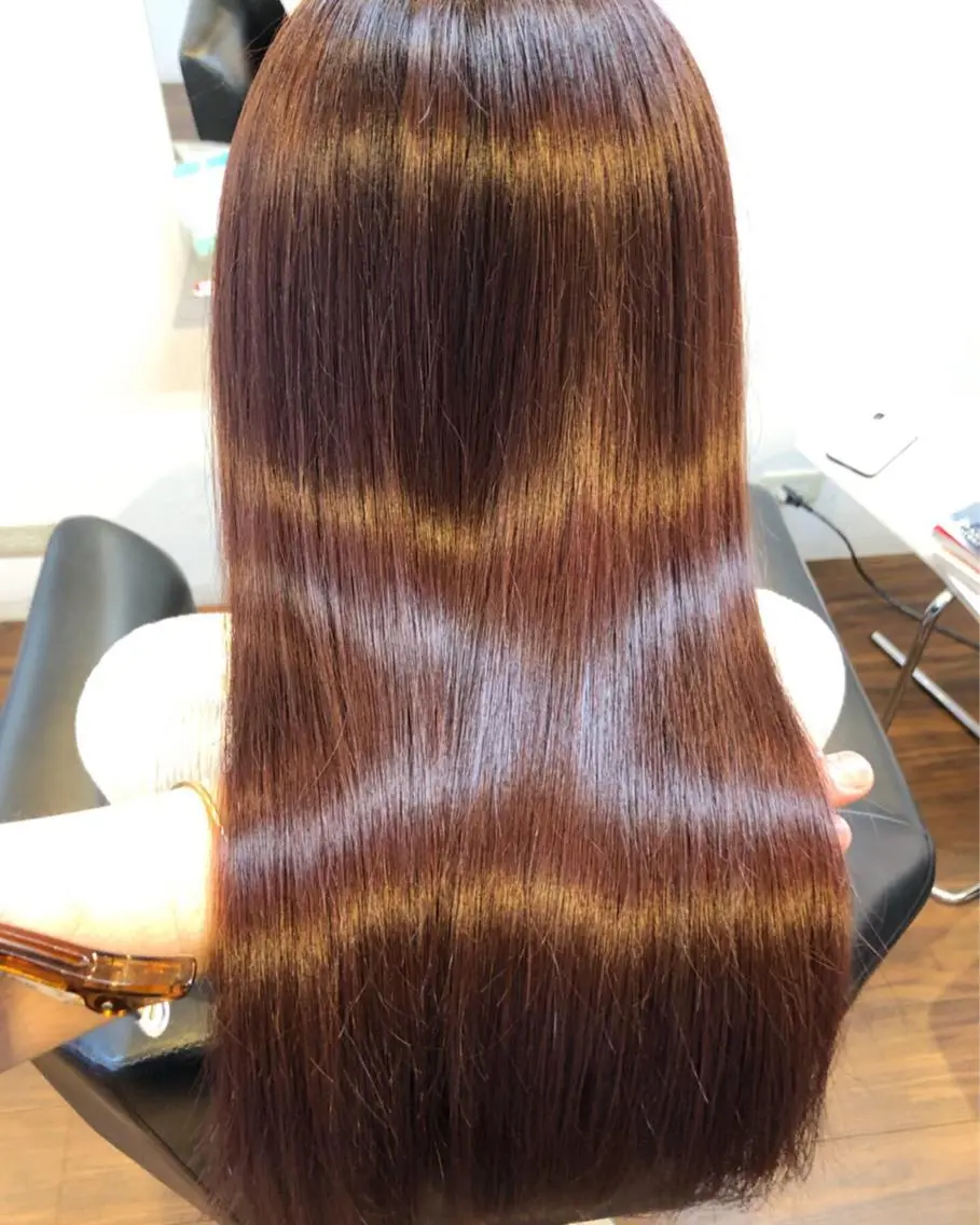 ロング トリートメント 松田 光雄のヘアスタイル