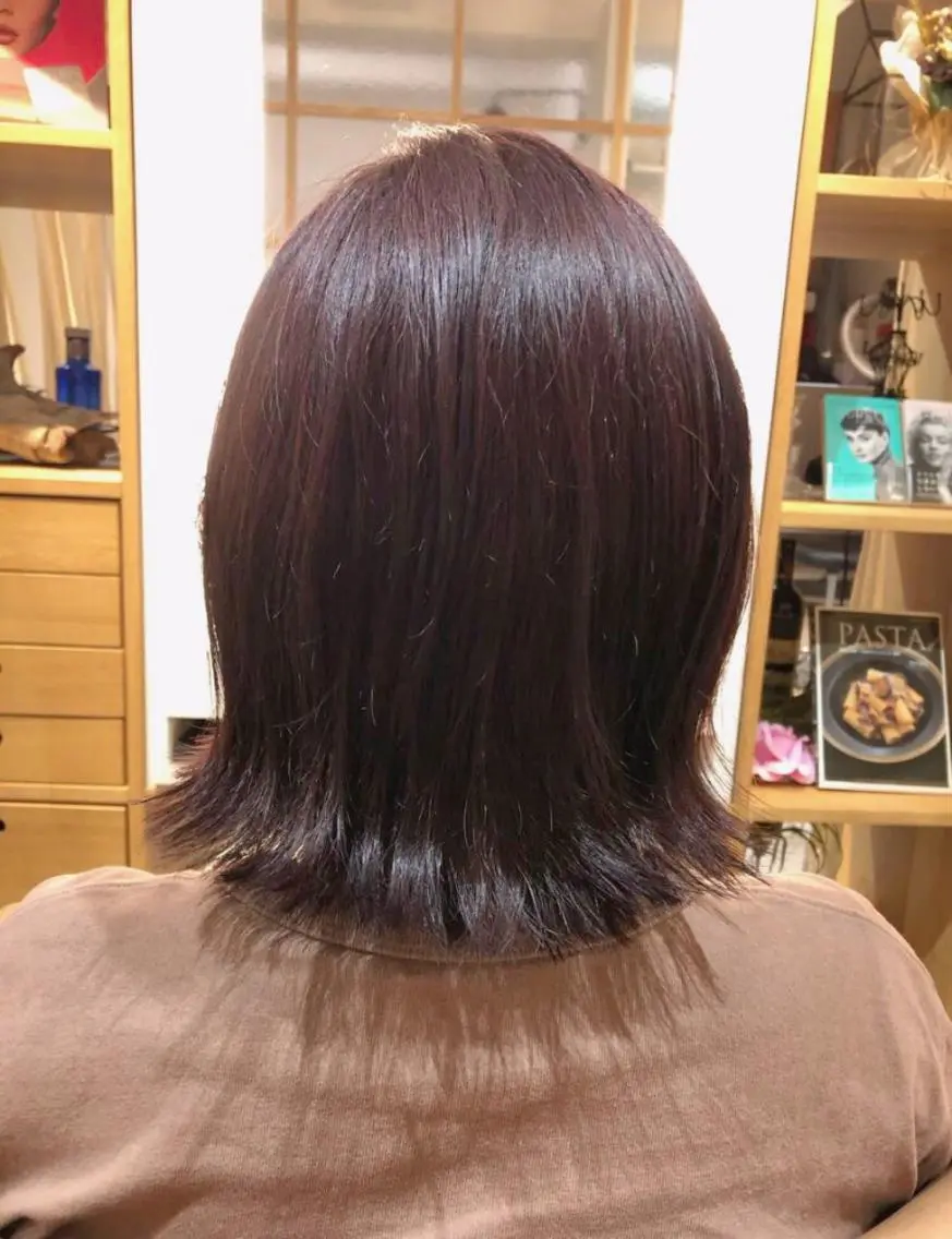ショート 切りっぱなしボブ ボブ 外ハネヘア 髪質改善特化 谷口祐綺のヘアスタイル