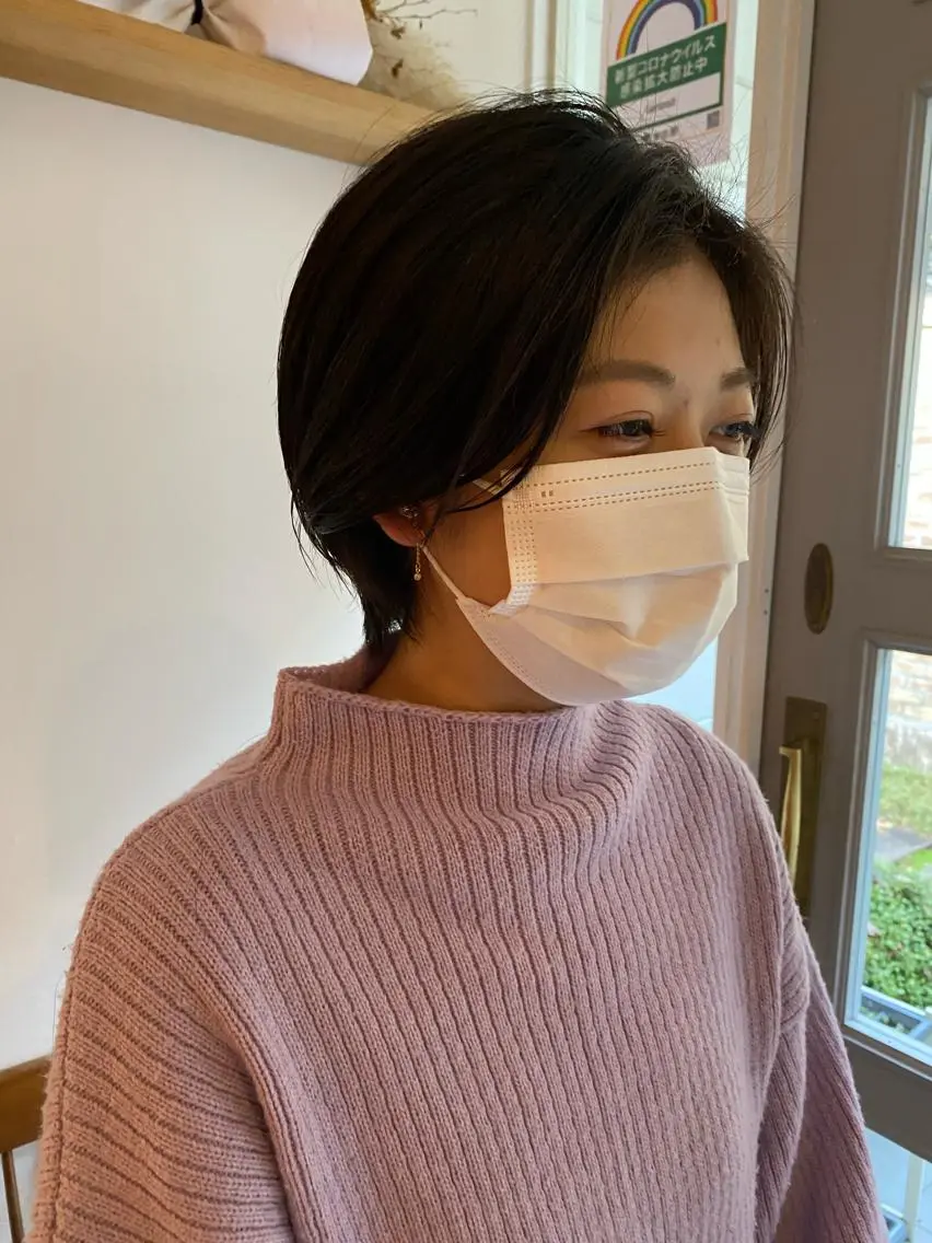 ショート ショート& パーマ　坂本のヘアスタイル