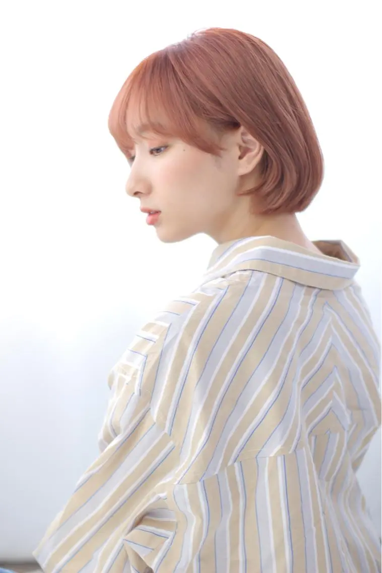 ショート 顔まわりレイヤー レイヤーカット サイドバング 鈴畑 皓平のヘアスタイル