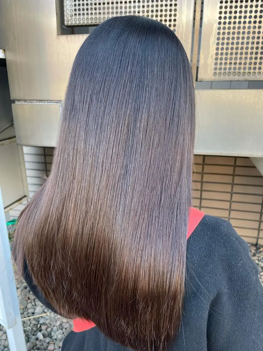 ロング 縮毛矯正、髪質改善/ 松田 龍之介のヘアスタイル
