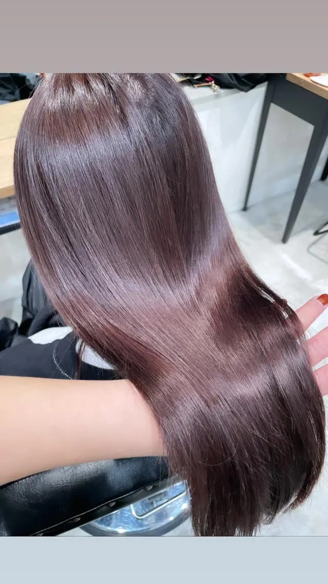 カラー ラベンダーカラー HIBIKI/原宿 ハッシュカット🪄のヘアスタイル