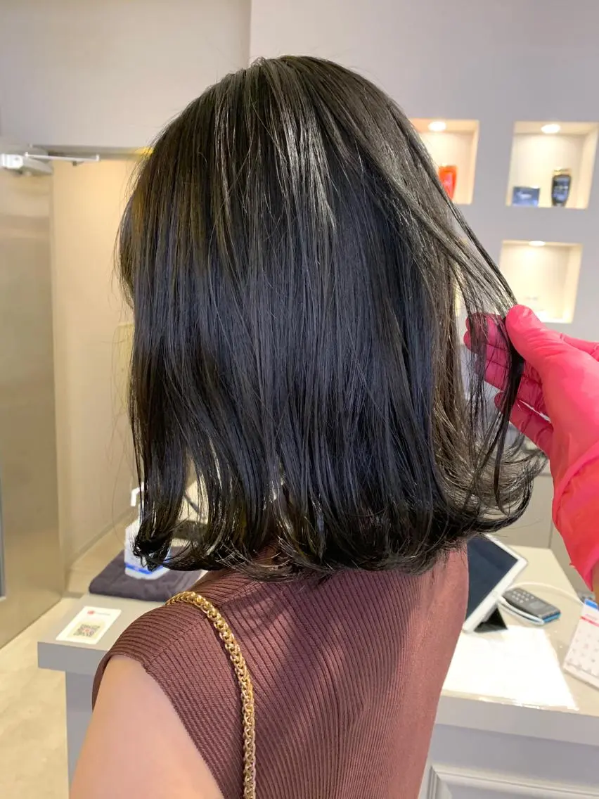 ミディアム カット ヘアカラー トリートメント 【丁寧なカウンセリ ング】MIHOのヘアスタイル