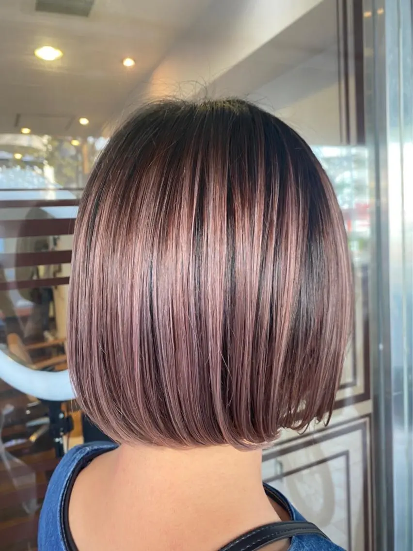 ミディアム ふるはし みなのヘアスタイル