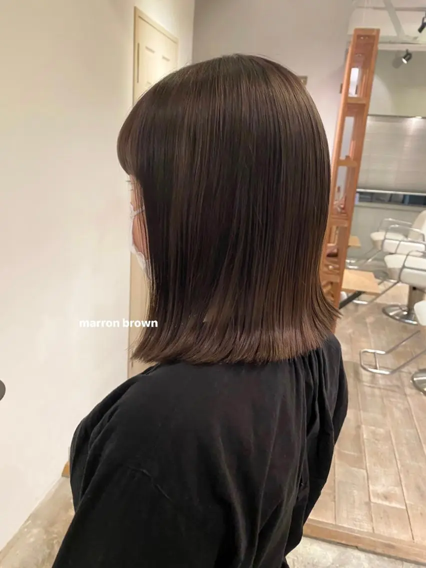 ミディアム カラー 暖色カラー/レイヤー 🌙 オノユリカのヘアスタイル