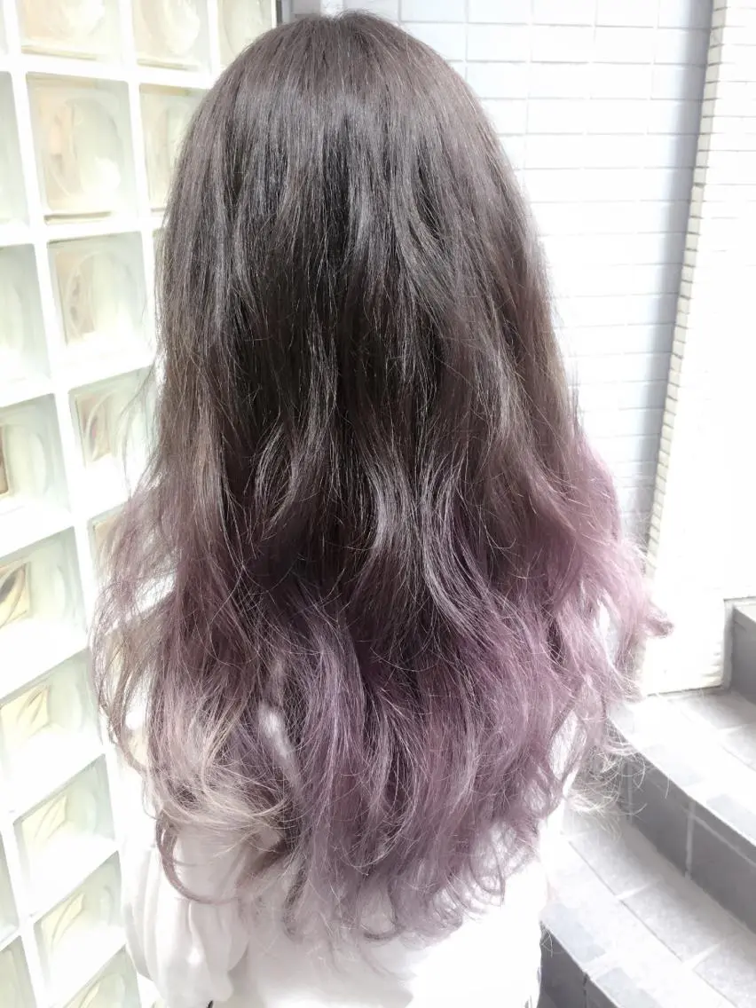 ロング カラー パーマ 神山 昌子のヘアスタイル