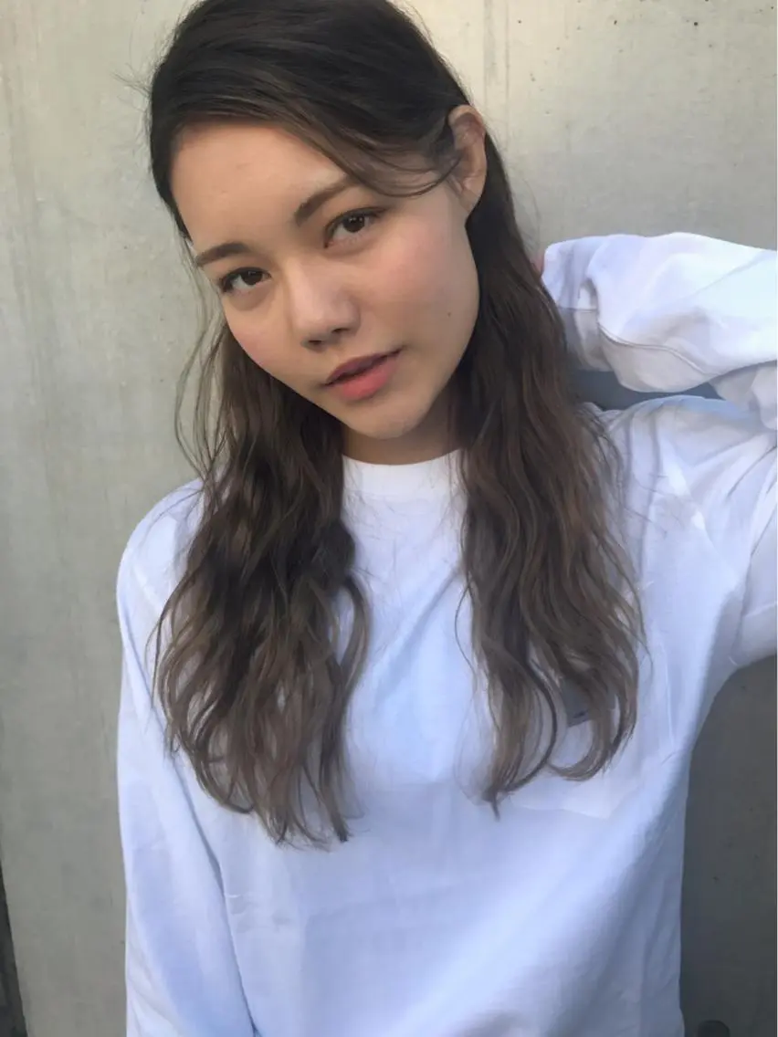 ロング アッシュ 透明感カラー🌿ボブ ✨飛田 ケイのヘアスタイル
