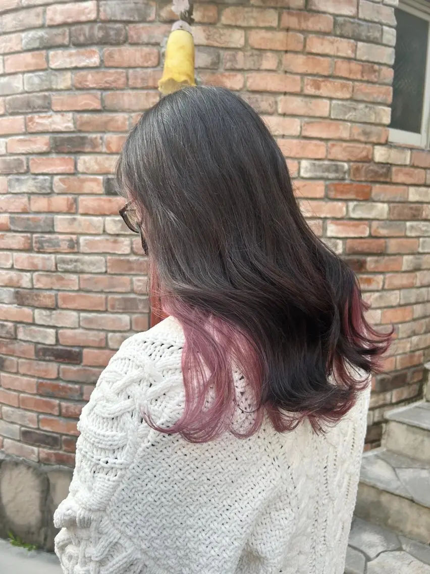 セミロング カラー ヘアアレンジ カット ヘアカラー トリートメント ヘアセット 💕ブリーチ/ヘアメ 🎀YUUKAのヘアスタイル