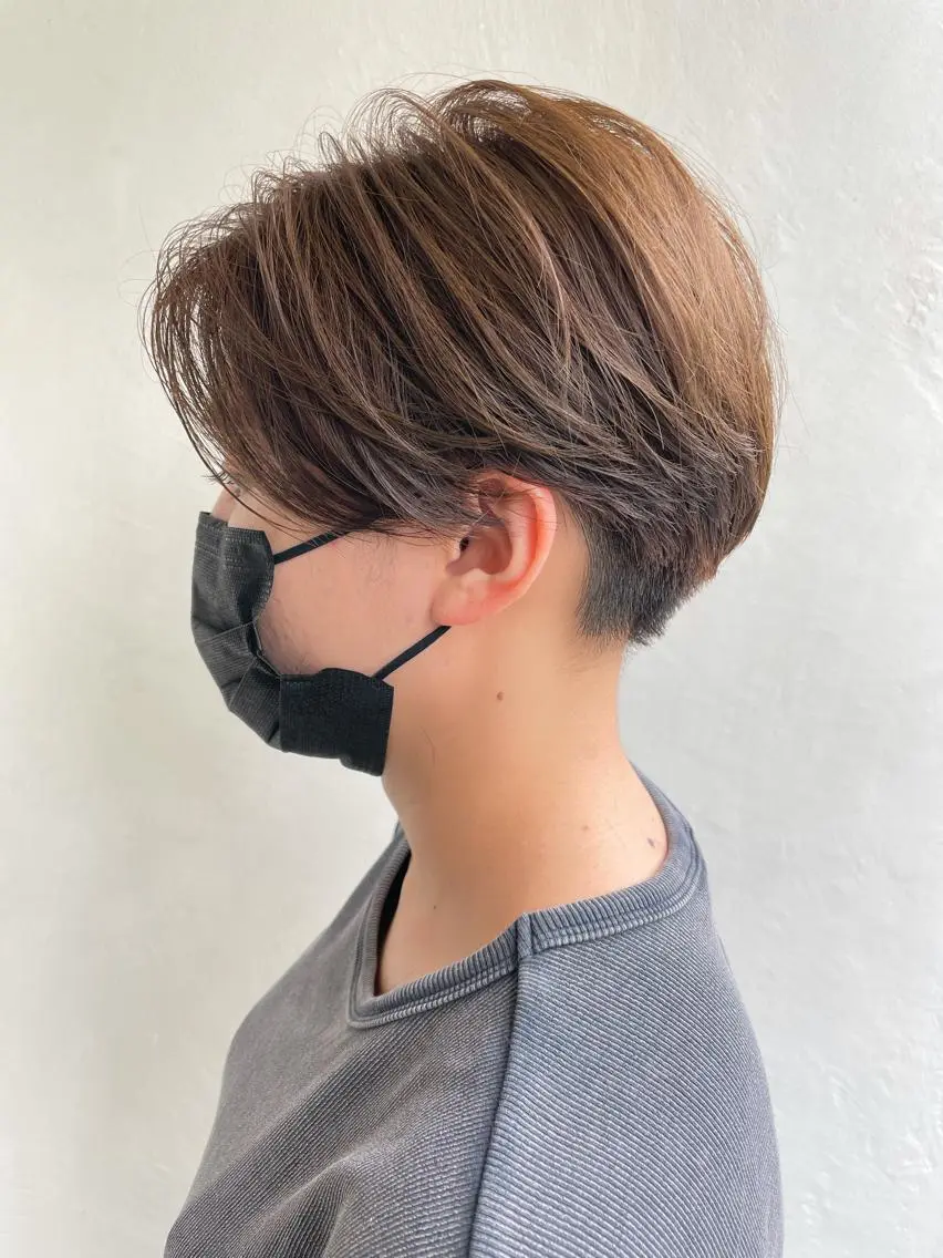 ショート ショートヘア カット ヘアカラー トリートメント 森崎 士/似合わせカラーのヘアスタイル