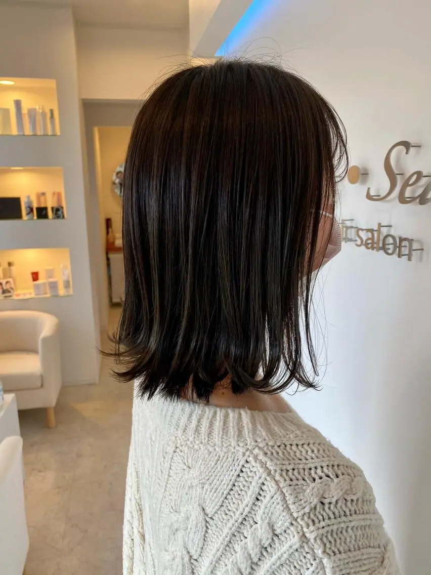 ミディアム Ze sealのヘアスタイル