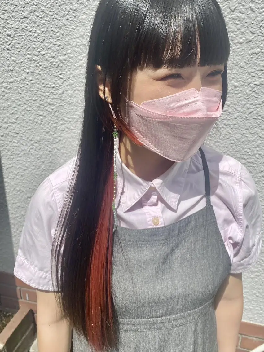 カラー ロング カット ヘアカラー トリートメント 🌼U24 ヘアデザインラボのヘアスタイル