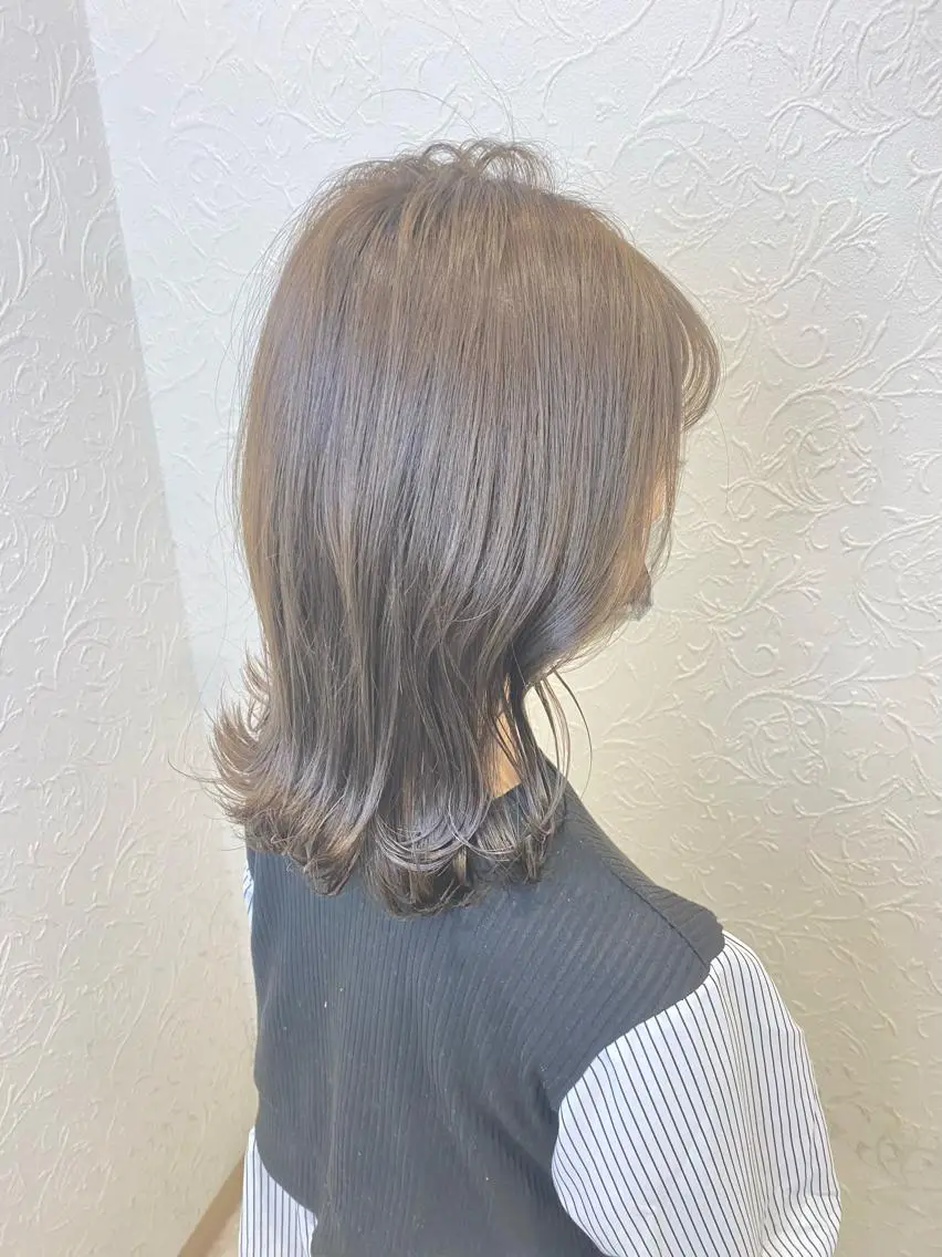 セミロング 【ブリーチ特化】 山崎 悠樹のヘアスタイル