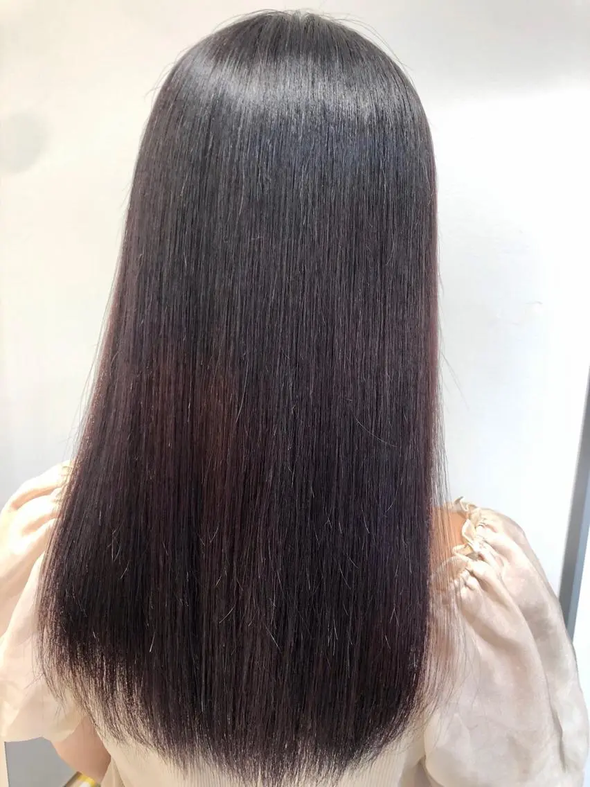 ロング 縮毛矯正、髪質改善／ 松田 龍之介のヘアスタイル
