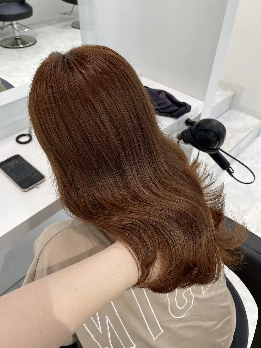 カラー 艶髪ハイトーンカラー 渋谷🎀ririkaのヘアスタイル