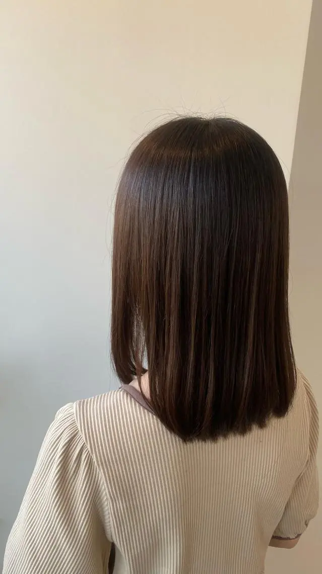 カラー パーマ ストレートパーマ aimee 北垣 愛夏のヘアスタイル