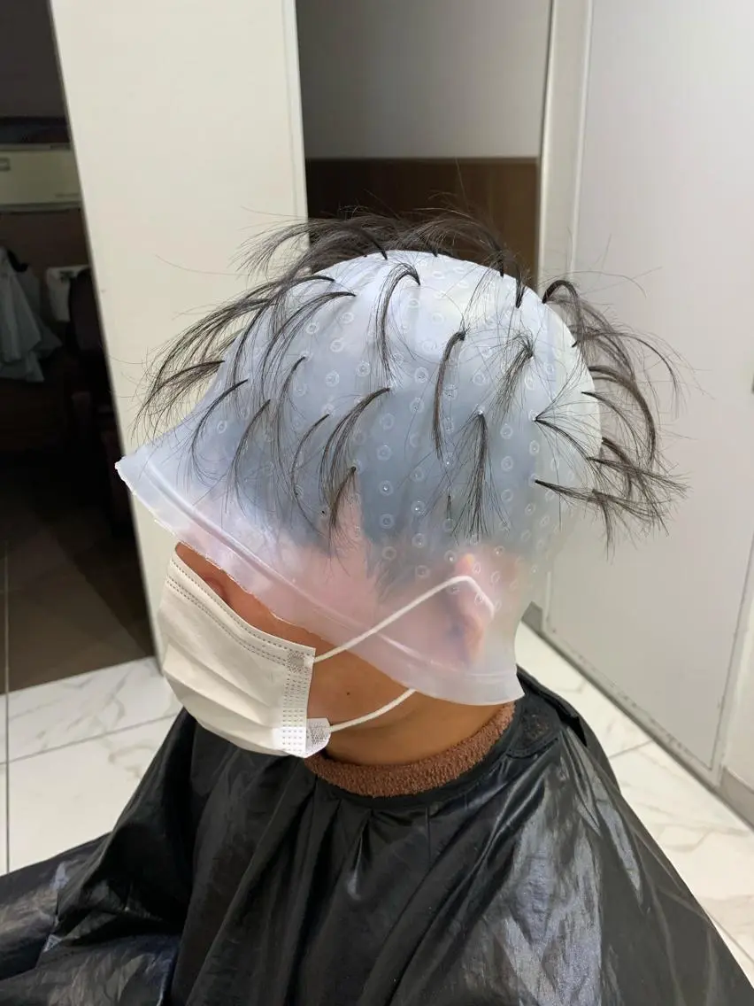 ショート カラー メンズ メンズハイライト ハイライトカラー ハイライト 【メンズ縮毛矯正】 田中秀斗のヘアスタイル