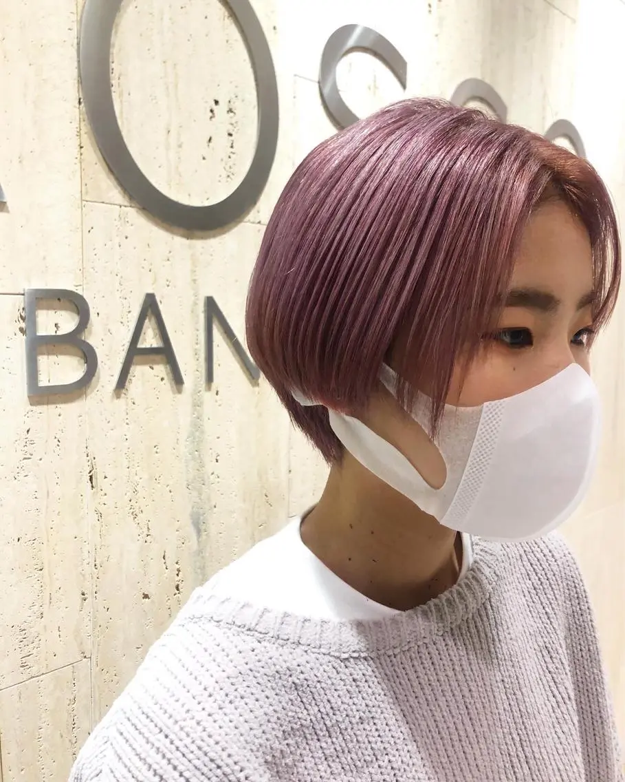 ショート カット ヘアカラー トリートメント 高橋 芽衣のヘアスタイル