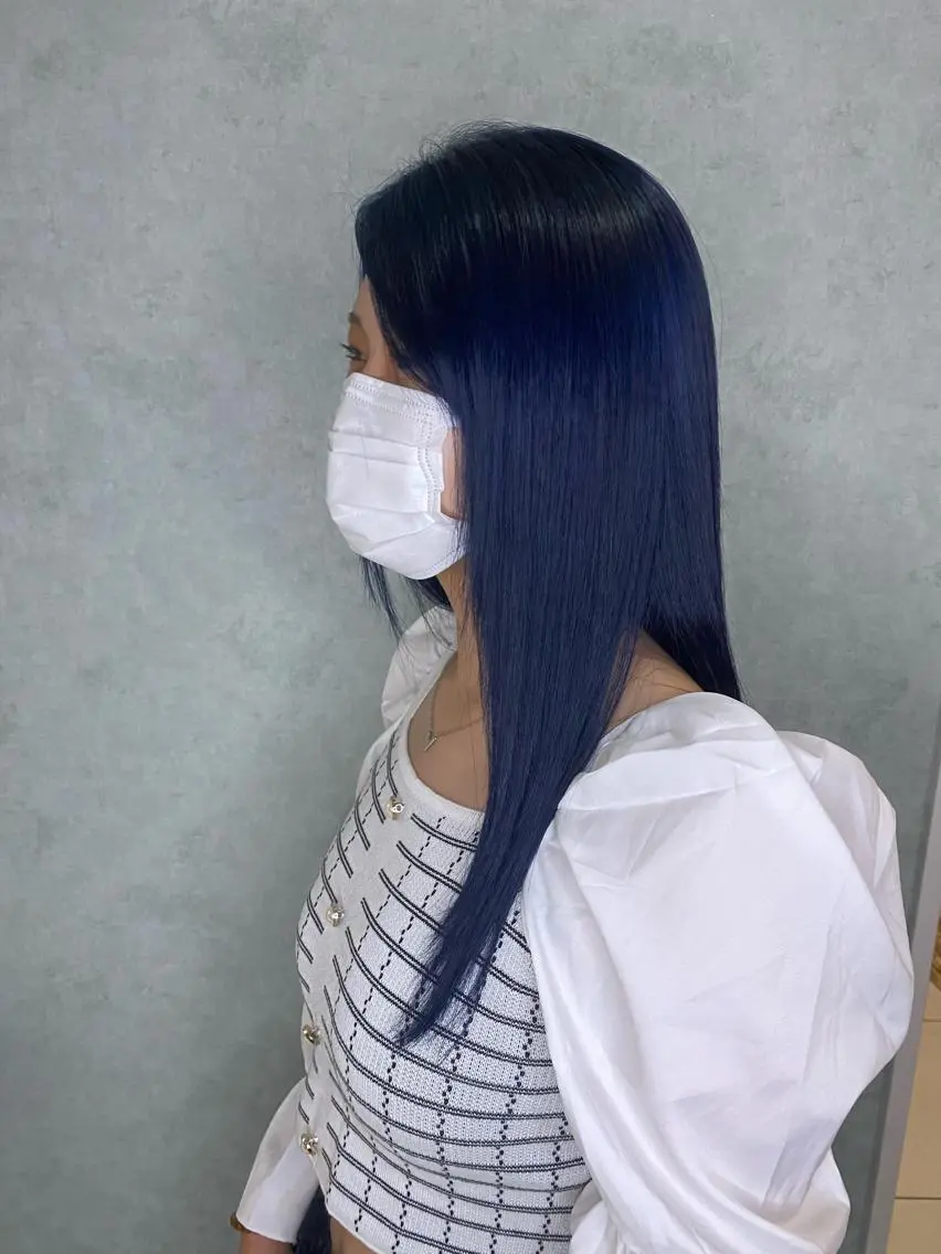 ロング ヘアカラー トリートメント 🌱ブリーチ・透明感 カラー/mapi🦭のヘアスタイル