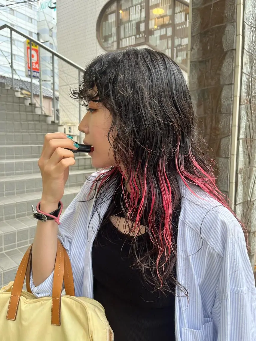 ロング パーマ 🟣niw SHUNNA🟣のヘアスタイル