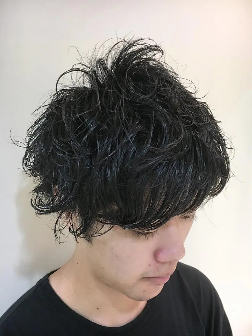 ショート メンズ メンズパーマ 永井 大希のヘアスタイル
