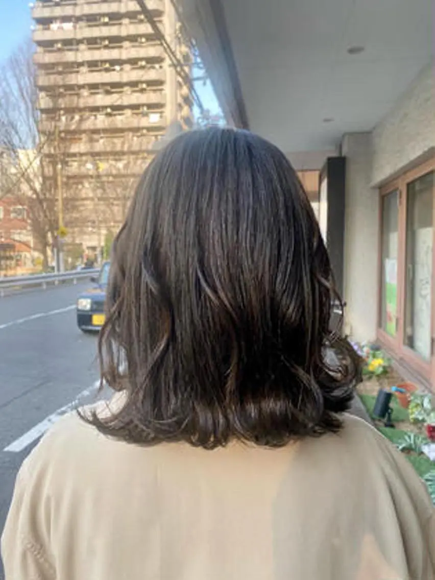 ショート 髪質改善/艶カラー ⚡️コメス/錦糸町のヘアスタイル