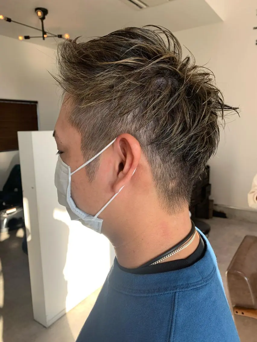 ショート ヘアカラー トリートメント ヘアセット 中村 優太のヘアスタイル