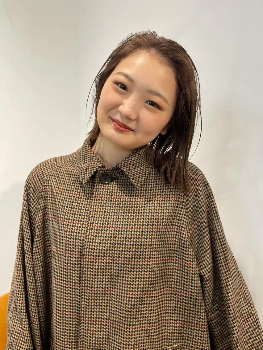カラー ベージュカラー ブリーチ ラベンダーカラー Terve.野崎 真里奈のヘアスタイル