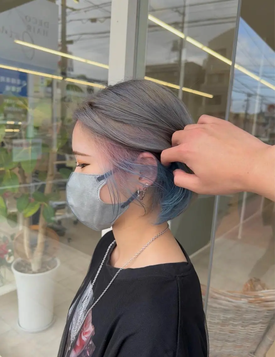 ショート 🫧ペール系カラー /デザイン秀喜🫧のヘアスタイル