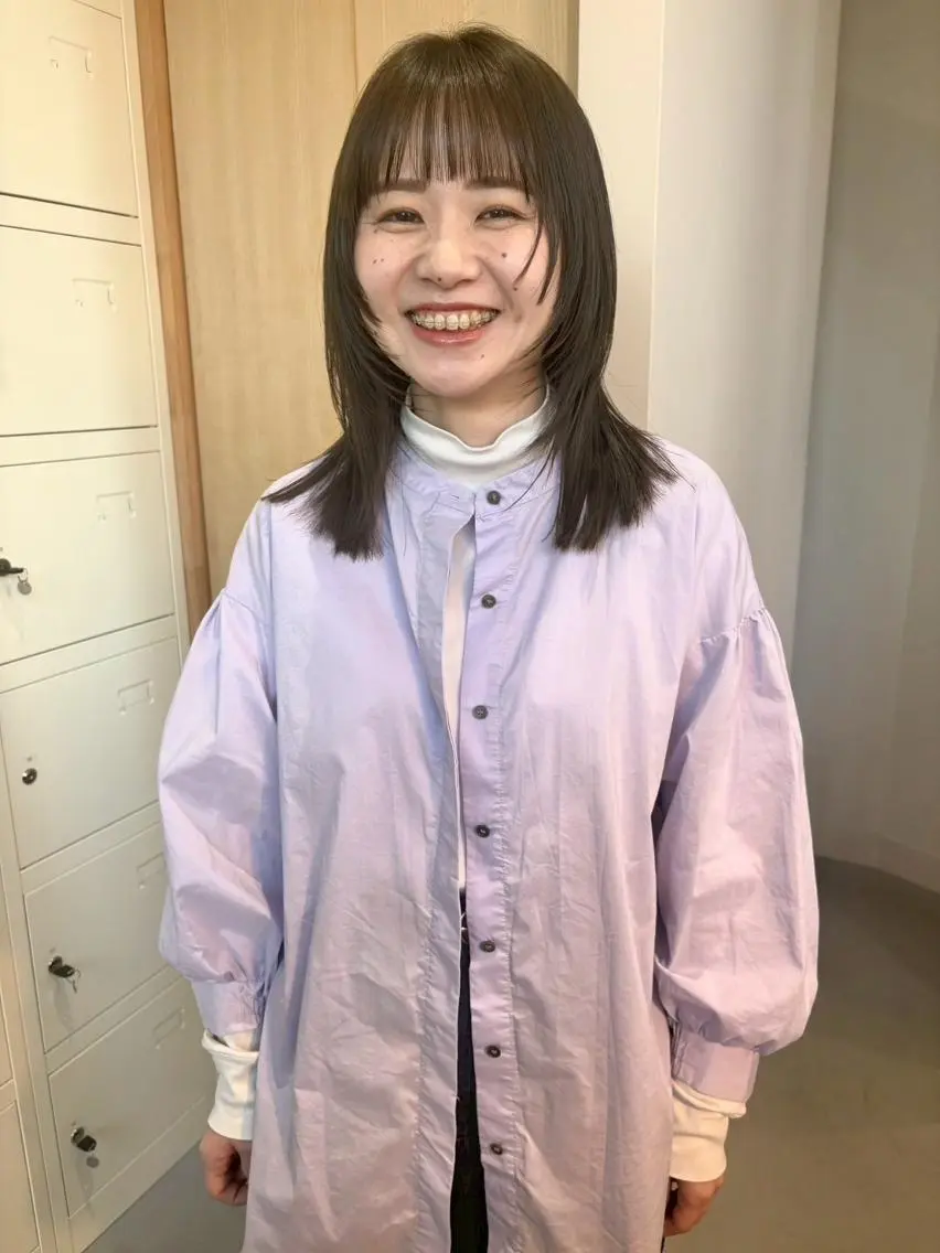 カラー ブリーチ ダブルカラー ボブ 髪質改善 平尾✨透明感カラー ✨イノセントヘアのヘアスタイル