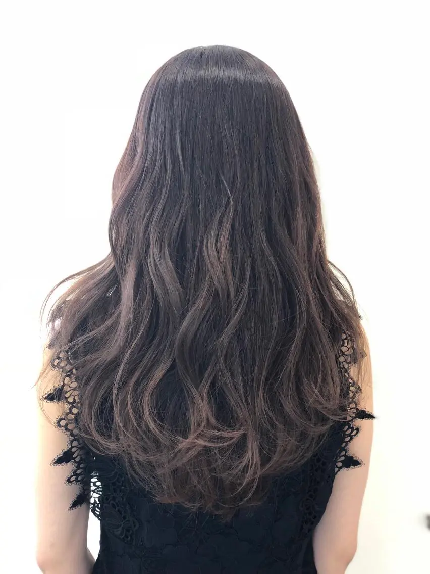 ロング カラー カット ヘアカラー トリートメント 渡邉 ケイジのヘアスタイル