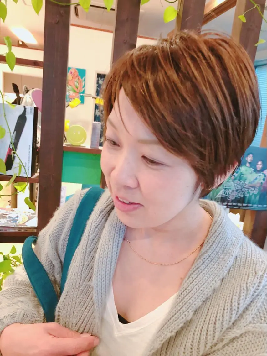ショート ショートヘア カット ヘアカラー トリートメント YUSUKE ITOのヘアスタイル
